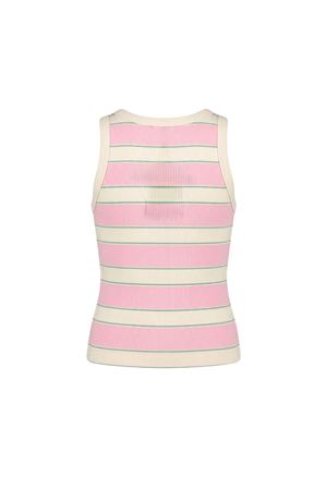 Canotta a righe rosa in cotone SAINT BARTH KIDS | BLUE00201906L